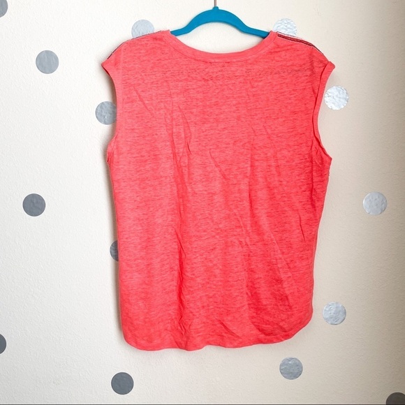 MLV Beaded Racer Stripe Sleeveless Top - Picture 2 of 6